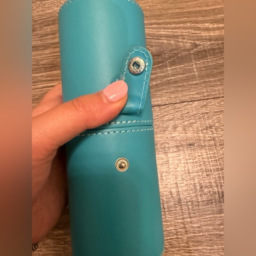 Makeup Brush Holder Travel Brushes Case Bag Cup Storage Blue - Picture 4 of 7